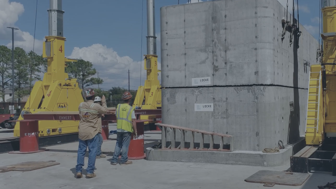 Concrete Sump – Massive Lift by TNT Crane & Rigging at Locke HQ